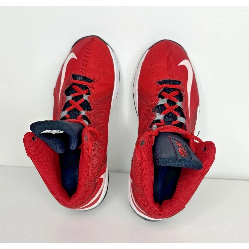 Nike Air Max Stutter Step 2 Red White‎ Size 6 Youth Basketball Shoes 653754-600